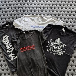 Mercari Employee-Only T-shirt Lot of 4